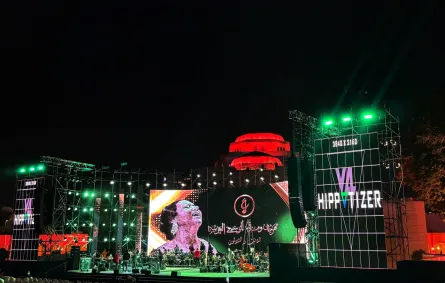 التحضيرات النهائية من حفل افتتاح مهرجان الموسيقى العربية- الصورة من حساب المهرجان على فيسبوك