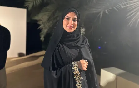 المصممة أضوى أكبر