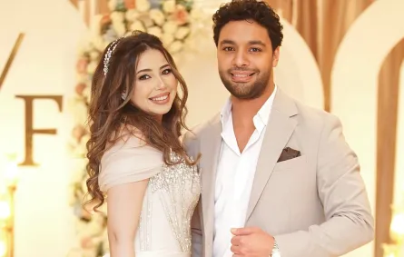 أجمد جمال وزوجته فرح الموجي- الصورة من حسابه الخاص بإنستغرام أجمد جمال وزوجته فرح الموجي- الصورة من حسابه الخاص بإنستغرام