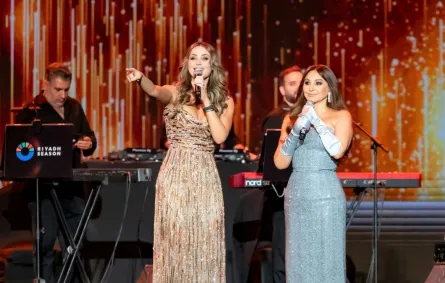 إليسا وأنابيلا هلال- الصورة من المركز الاعلامي لشركة بنش مارك إليسا وأنابيلا هلال- الصورة من المركز الاعلامي لشركة بنش مارك