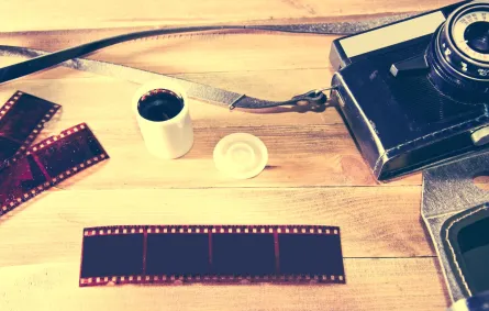 كاميرا وفيلم كاميرا قديم 