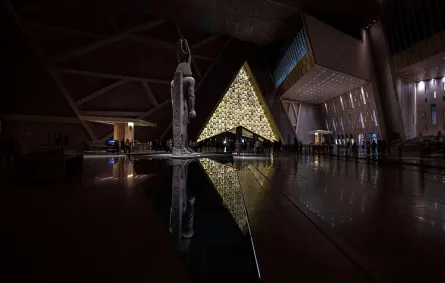 المتحف المصري الكبير - KHALED DESOUKI / AFP المتحف المصري الكبير - KHALED DESOUKI / AFP