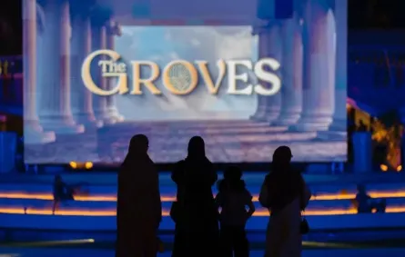 منطقة ذا جروفز - الصورة من حساب موسم الرياض على "إكس" منطقة ذا جروفز تقدم للزوار تجارب عالمية فريدة