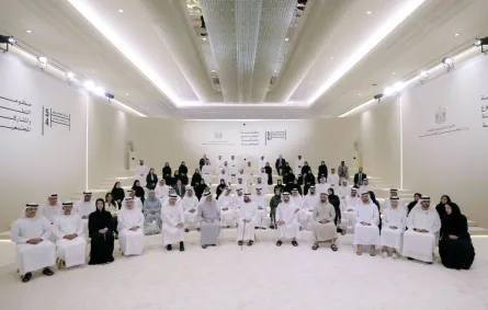 خلال إطلاق منظومة التطوع والمشاركة المجتمعية في الإمارات- الصورة من حساب الشيخ محمد بن راشد على منصة إكس 