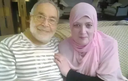 شمس البارودي وحسن يوسف- الصورة من حساب عمر حسن يوسف على إنستغرام