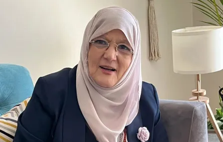 شمس البارودي - الصورة من حساب عمر حسن يوسف على فيسبوك