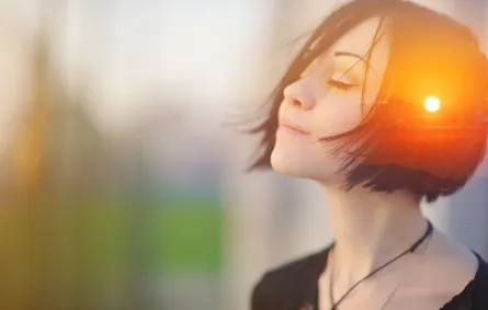  امرأة تنعم بصحة نفسية جيدة 