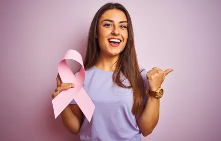ارتباط الشريط الوردي بسرطان الثدي