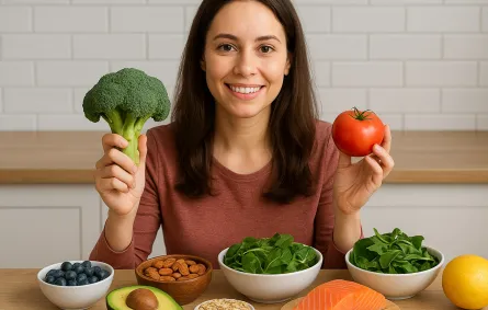 سيدة تعتمد نظاماً غذائياً مضاداً للالتهابات