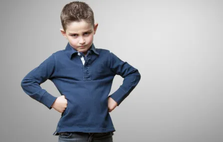 صورة تعبر عن طفل غير صبور