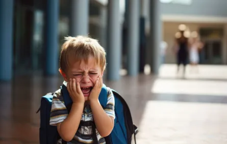 صورة تعبر عن تعرض الطفل للعنف في المدرسة