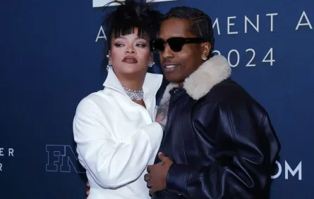 ريهانا وآساب روكي في نيويورك (Rihanna and A$AP Rocky in New York). مصدر الصورة: Leonardo Munoz / AFP