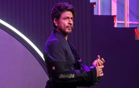 شاروخان في مومباي (Shah Rukh Khan in Mumbai). مصدر الصورة: Sujit JAISWAL / AFP