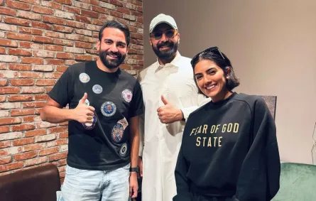 هيا عبد السلام عبد الله عبد الرضا وفؤاد علي- الصورة من صفحة الشركة المنتجة للمسلسل على إنستغرام