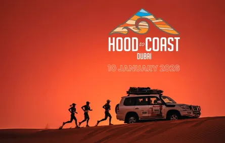 دبي تستضيف سباق التتابع العالمي الشهير "هود تو كوست". الصورة من مكتب دبي الإعلامي