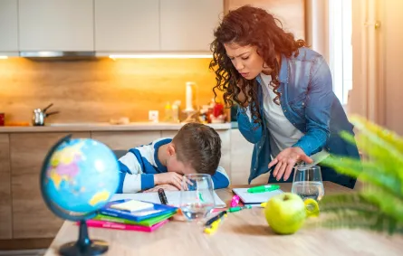 صورة لأم مع طفلها