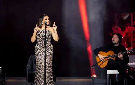 أنغام- الصورة من المركز الاعلامي لـ شركة بنش مارك