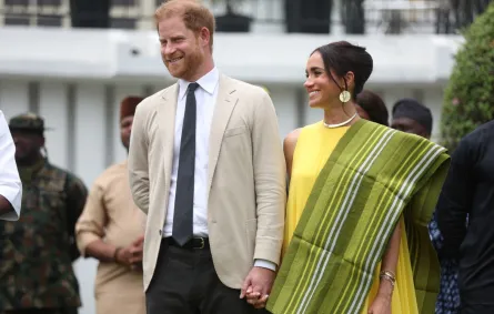 الأمير هاري وميغان ماركل Prince Harry and Meghan في زيارتهما لنيجيريا 2024. مصدر الصورة: Kola SULAIMON / AFP
