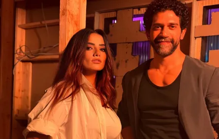 زينة واحمد مجدي من فيلم بنات الباشا -  الصورة من المكتب الاعلامي لزينة