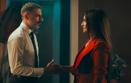 زينة ومحمد فراج فى ورد وشوكولاتة - الصورة من الشركة المنتجة