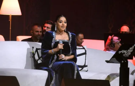 رحمة رياض- الصورة من المركز الإعلامي لشركة ليلة عمر