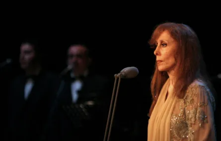 السيدة فيروز - مصدر الصورة Photo by HASAN MROUE / AFP