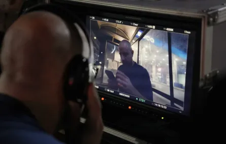 فؤاد يمين من كواليس فيلم "بطاطا شيبس ع فستق"- الصورة من الشركة المنتجة