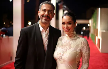 محمد فراج وزوجته بسنت شوقي من مهرجان البحر الأحمر السينمائي - مصدر الصورة Photo by Darren Arthur / Getty Images / for The Red Sea International Film Festival