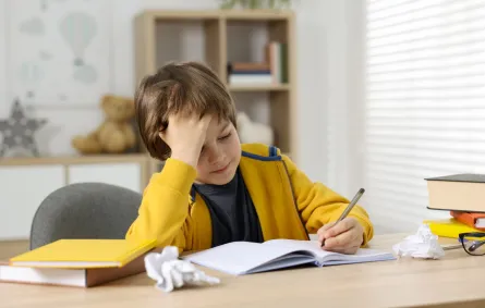 صورة طفل يخاف من الفشل