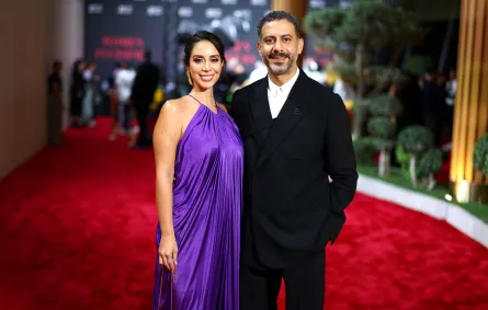 بسنت شوقي ومحمد فراج من مهرجان البحر الأحمر السينمائي - مصدر الصورة / Photo by Tim P. Whitby / Getty Images for The Red Sea / International Film Festival