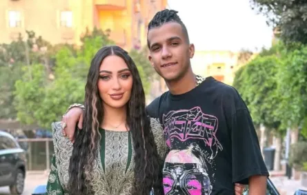 عصام صاصا وزوجته جهاد أحمد- الصورة من حسابه الرسمي على إنستغرام