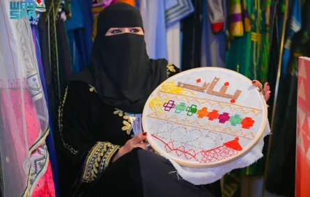 فعاليات الأسبوع السعودي الدولي للحرف اليدوية - الصورة من وكالة الأنباء السعودية "واس"