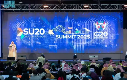  السعودية الأولى في قمة G20 Startup20 بجنوب إفريقيا - الصورة من وكالة الأنباء السعودية "واس"