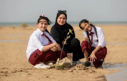 إطلاق أول مشتل مدرسي لأشجار المانغروف - الصورة من الموقع الرسمي لكاوست