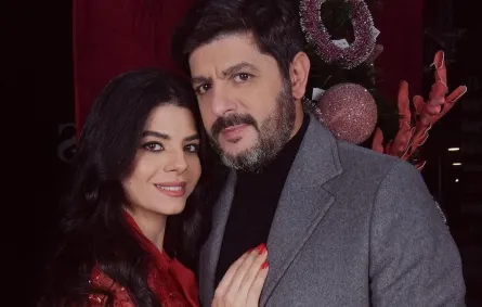 طوني عيسى وزوجته أمونة عيد- الصورة من حسابها على إنستغرام