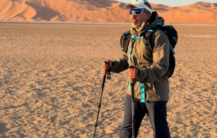 بدر الشيباني بطل فيلم "قمم سبع"- الصورة من حسابه على إنستغرام