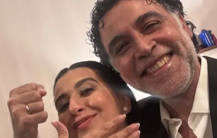 هاني خليفة وخطيبته - الصورة من حسابه الخاص على فيسبوك