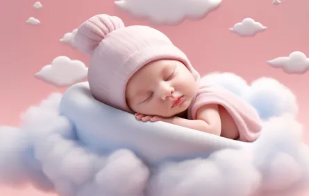 صورة لمولود نائم