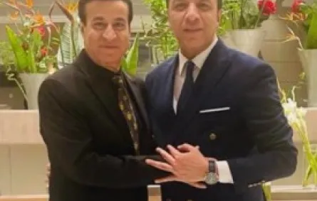 مصطفى كامل وحلمي عبد الباقي- الصورة من حساب الأخير على فيس بوك