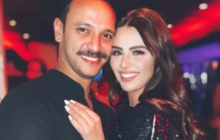 هنادي مهنا وزوجها أحمد خالد صالح- الصورة من حسابها على إنستغرام