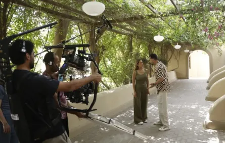 نيللي كريم وشريف سلامة من فيلم جوازة ولا جنازة- الصورة من الشركة المنتجة