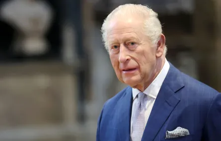 الملك تشارلز الثالث في دير وستمنستر بوسط لندن (King Charles III at Westminster Abbey in central London). مصدر الصورة: Chris Jackson / POOL / AFP