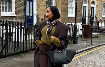 مدونة الموضة نعيمة بيجوم- الصورة من حسابها على إنستغرام