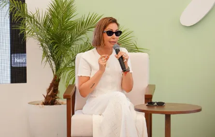 منة شلبي من ندوة مهرجان الجونة السينمائي - الصورة من المكتب الإعلامي للمهرجان