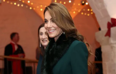 كاثرين Catherine (كيت ميدلتون) في حفل الكريسماس السنوي الخامس 2025. مصدر الصورة: Chris Jackson / POOL / AFP