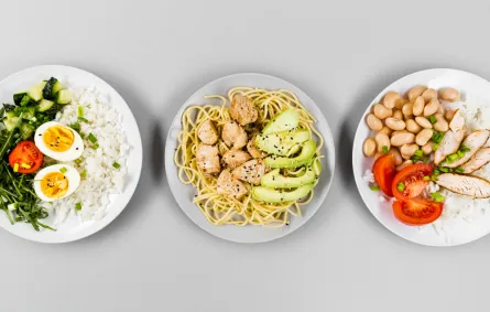 نماذج لوجبات متوازنة - المصدر freepik