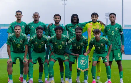المنتخب السعودي للشباب تحت 19 عاماً (الصورة من الموقع الرسمي للاتحاد السعودي لكرة القدم)