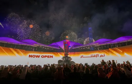 من حفل الافتتاح الرسمي لمتنزه "Six Flags مدينة القدية"