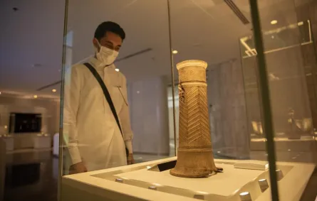 معرض عمارة المسجد النبوي - الصورة من الموقع الرسمي للهيئة العامة للعناية بشؤون الحرمين