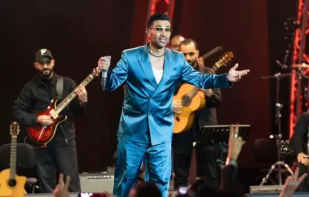 أحمد سعد من الحفل - الصورة من الشركة المنظمة